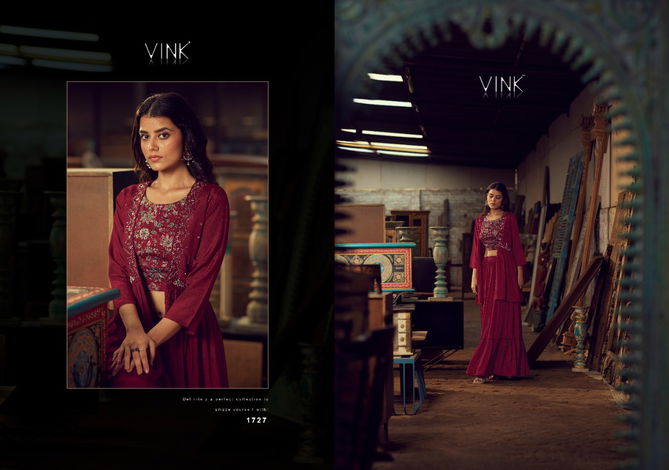 Limelight 2 By Vink 1727 To 1730 Party Wear Indo Western Lehenga Suppliers in India